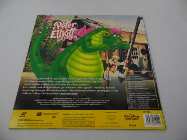 Laser disc - Peter et Elliot le Dragon