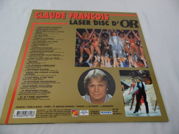 Laser disc - D'or - Claude François