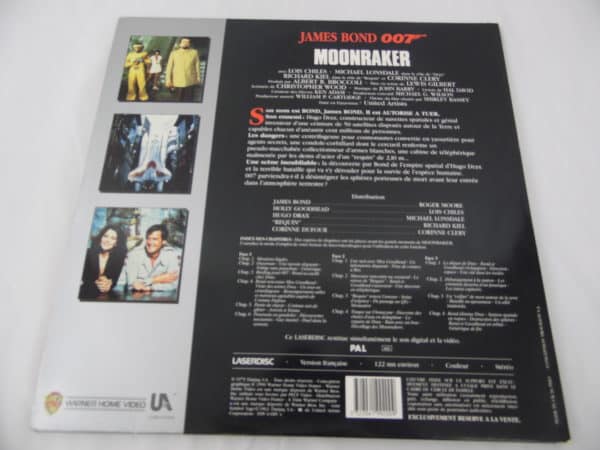 Laser disc - 007 - James Bond - Moonraker