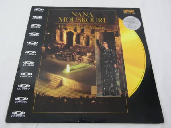 Laser disc - Nana Mouskouri - Live at Herod Atticus