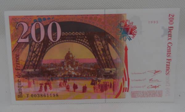 Billet de 200 franc - Gustave Eiffel - 1995 - N°F00386198