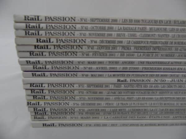 18 Magazines Rail passion - N°41 à 58