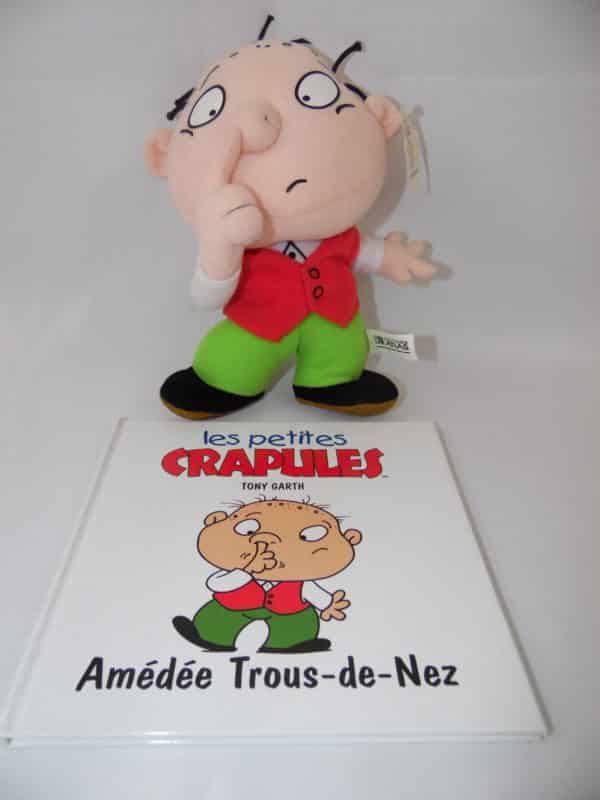 Les petites crapules - Livre + peluche - Amédée Trous-de-Nez