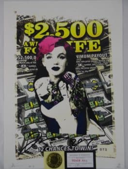 Street pop Art - Sérigraphies - Death NYC - Marilyn Monroe