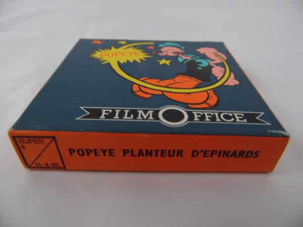 Film Super 8 - Popeye - Planteur d'épinard