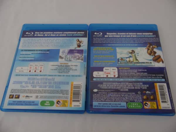 DVD Blu-Ray - Coffret 2 Blu-Ray - L'age de glace 1 et 2