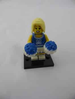 Mini figurine Lego N° 8683 - Série 1 - N°2 - La Pom-Pom girl