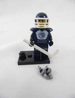 Mini figurine Lego N° 8804 - Série 4 - N°08 - Le Joueur de Hockey