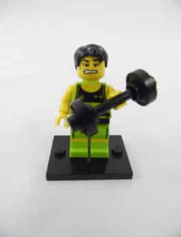 Mini figurine Lego N° 8684 - Série 2 - N°10 - L'Haltérophile