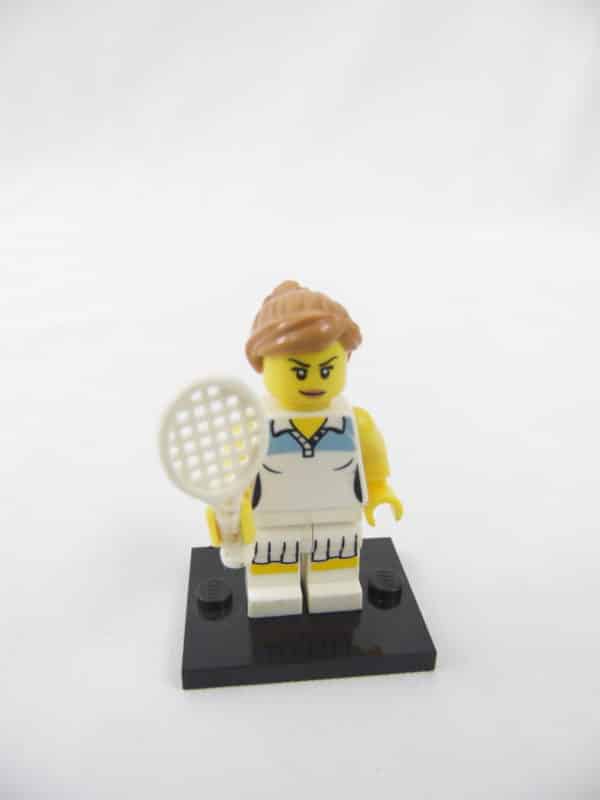 Mini figurine Lego N° 8803 - Série 3 - N°10 - La joueuse de Tennis