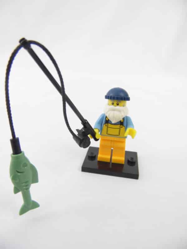 Mini figurine Lego N° 8803 - Série 3 - N°01 - Le Pêcheur