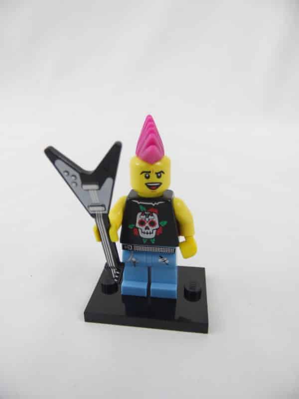 Mini figurine Lego N° 8804 - Série 4 - N°04 - Le Punk Rocker
