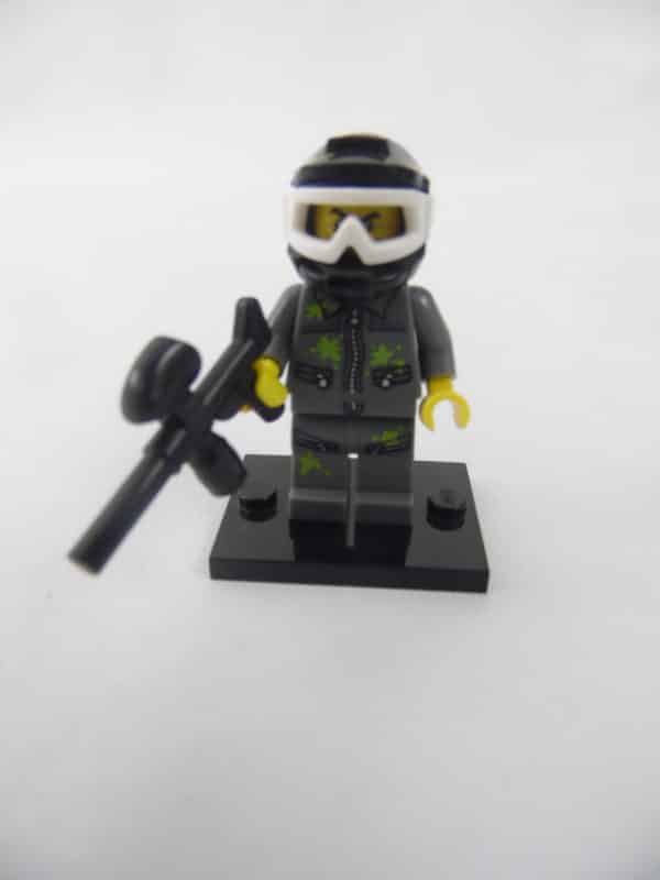 Mini figurine Lego N° 71001 - Série 10 - N°09 - Le Jouer de Paintball