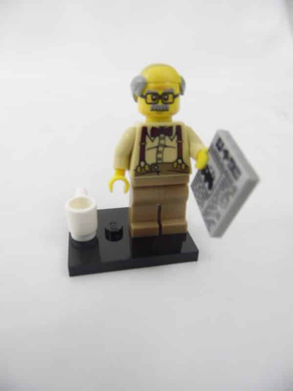 Mini figurine Lego N° 71001 - Série 10 - N°08 - Le Papy