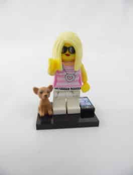 Mini figurine Lego N° 71001 - Série 10 - N°14 - La Fille Branchée