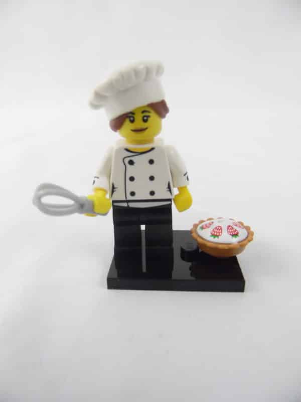 Mini figurine Lego N° 71018 - Série 17 - N°03 - Chef gastronomique