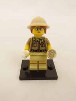 Mini figurine Lego N° 71008 - Série 13 - N°06 - La Paléontologue