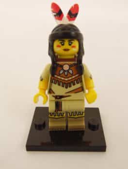 Mini figurine Lego N° 71011 - Série 15 - N°05 - Tribal Woman