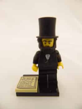 Mini figurine Lego N° 71004 - N°5 Abraham Lincoln
