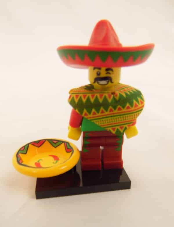 Mini figurine Lego N° 71004 - N°12 Mr Mardi Mexicano
