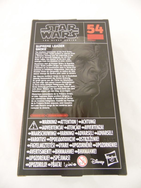 Figurine Black series - Star Wars - N°54 - Suprême leader Snoke