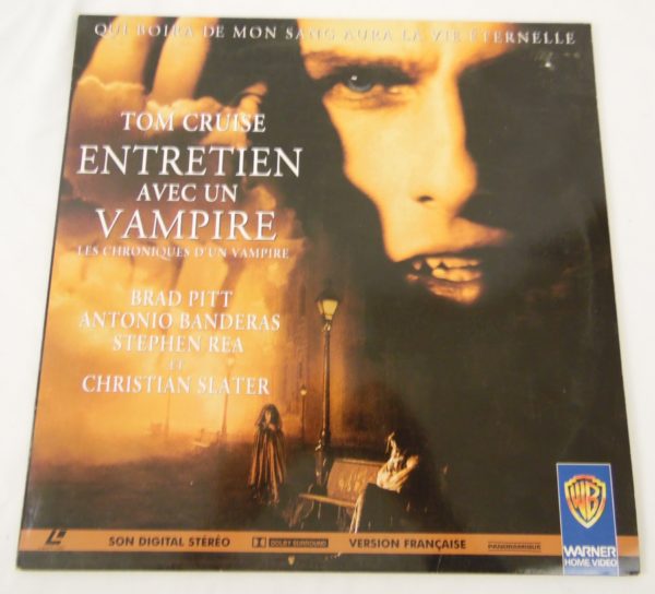 Laser disc - Entretien avec un vampire - Brad Pitt et Tom Cruise