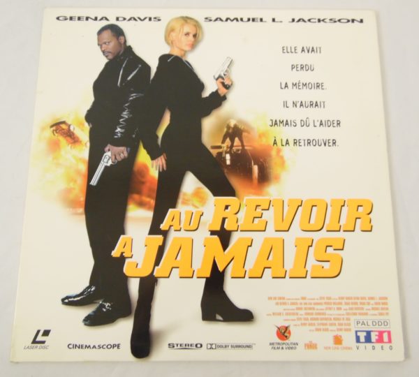 Laser disc - Au revoir à jamais - Geena Davis et Samuel L. Jackson