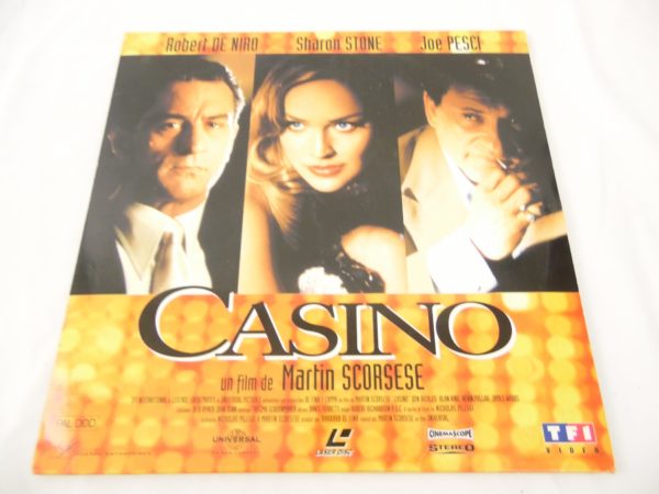 Laser disc - Casino - Sharon Stone, Robert De Niro et Joe Pesci