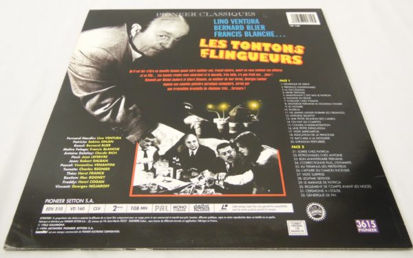 Laser disc - Les tontons flingueurs - Lino Ventura