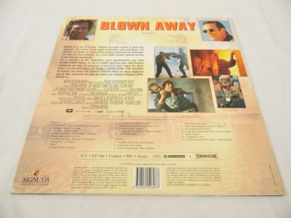 Laser disc - Blown Away - Jeff Bridges et Tommy Lee Jones