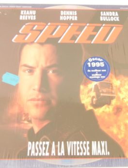 Laser disc - Speed - Sandra Bullock, Keanu Reeves et Dennis Hopper
