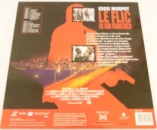 Laser disc - Le flic de San Francisco - Eddie Murphy