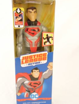 Figurine Superman- 30 cm - Justice League Action - Combinaison d'acier