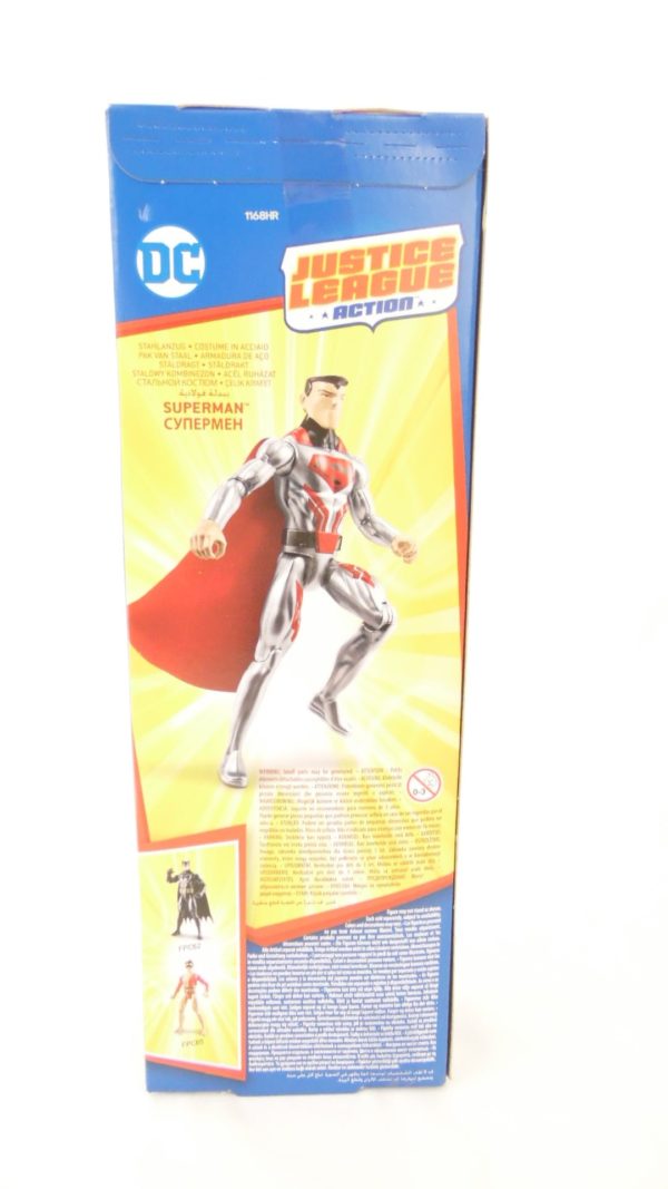 Figurine Superman- 30 cm - Justice League Action - Combinaison d'acier