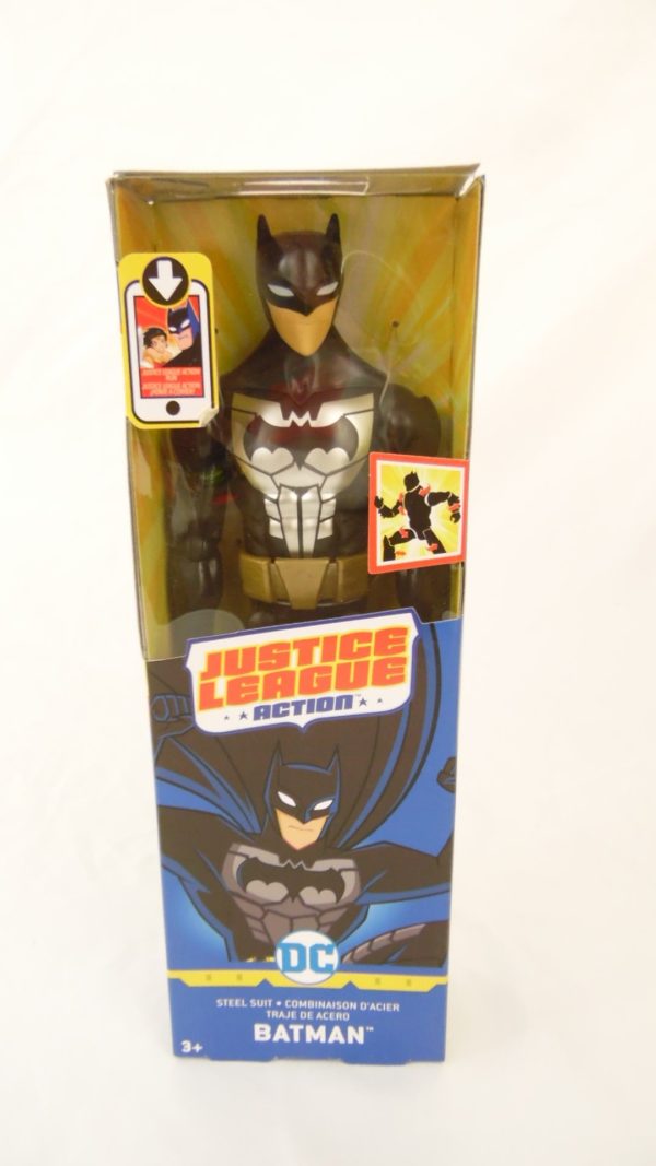 Figurine Batman - 30 cm - Justice League Action - Combinaison d'acier