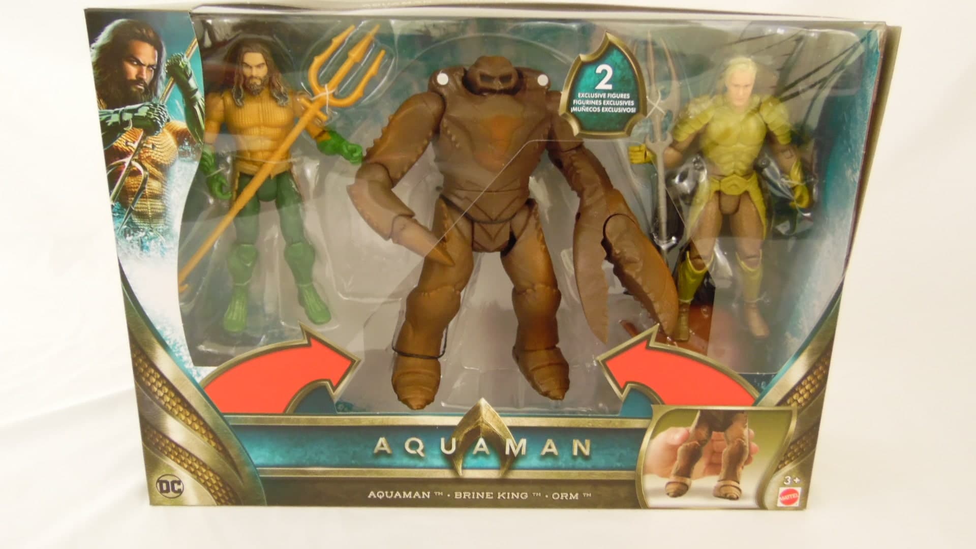 Coffret Aquaman - 3 Figurines - Aquaman / Brine King / Orm