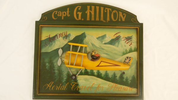 Tableau relief en bois - Country Corner - Capt G.Hilton