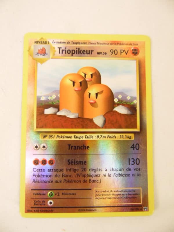 Carte Pokemon FR - Triopikeur 90PV - 56/108