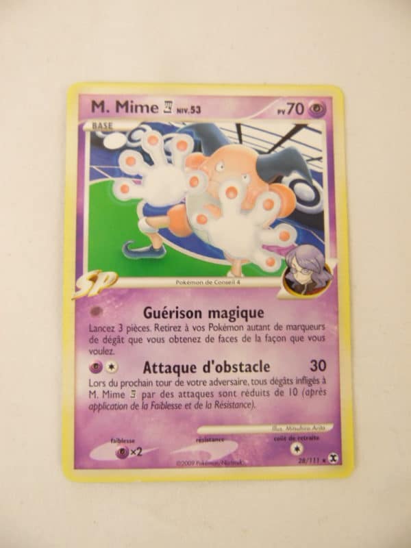 Carte Pokemon FR - M.Mime 70PV - 28/111