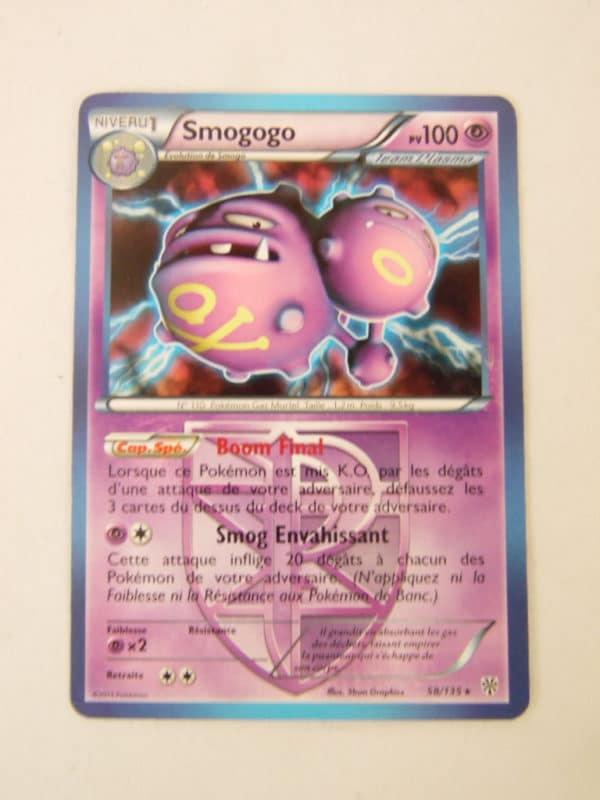 Carte Pokemon FR - Smogogo 100PV - 58/135 - Tempête Plasma