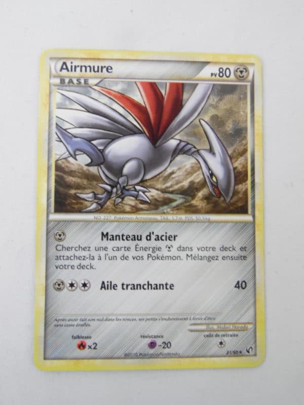 Carte Pokemon FR - Airmure 80PV - 21/90 - HS Indomptable