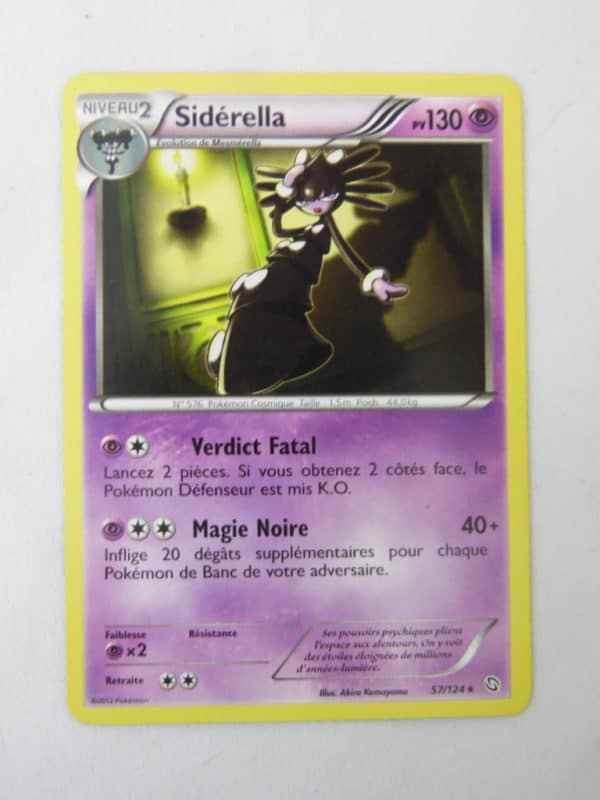 Carte Pokemon FR - Sidérella 130PV - 57/124 - Dragon Exaltés