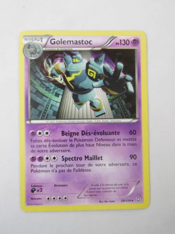 Carte Pokemon FR - Golemastoc 130PV - 59/124