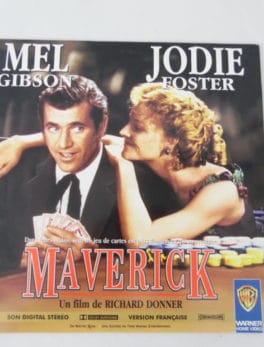 Laserdisc - Maverick - Mel Gibson et Jodie Foster