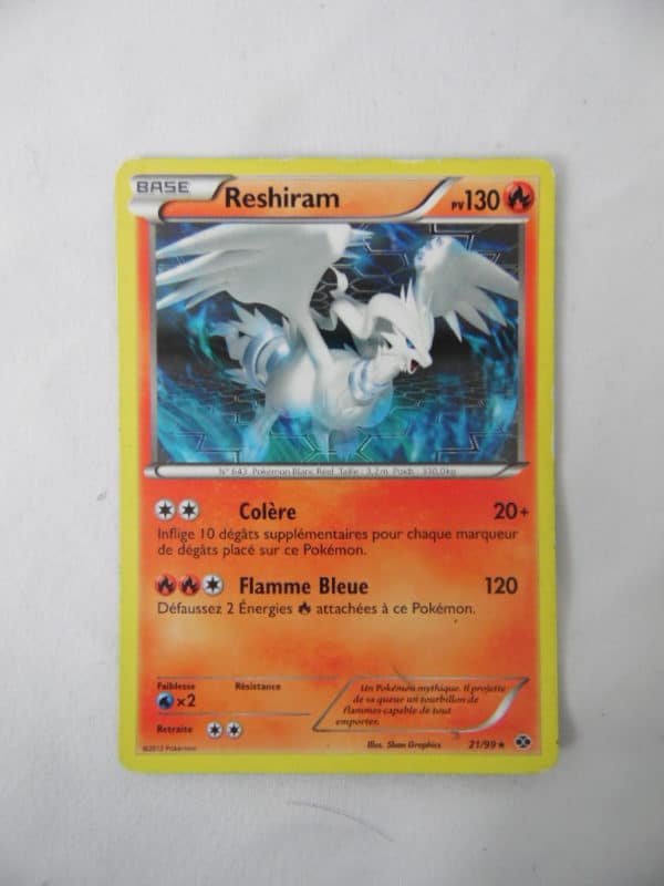 Carte Pokemon FR - Reshiram 130PV - 21/99