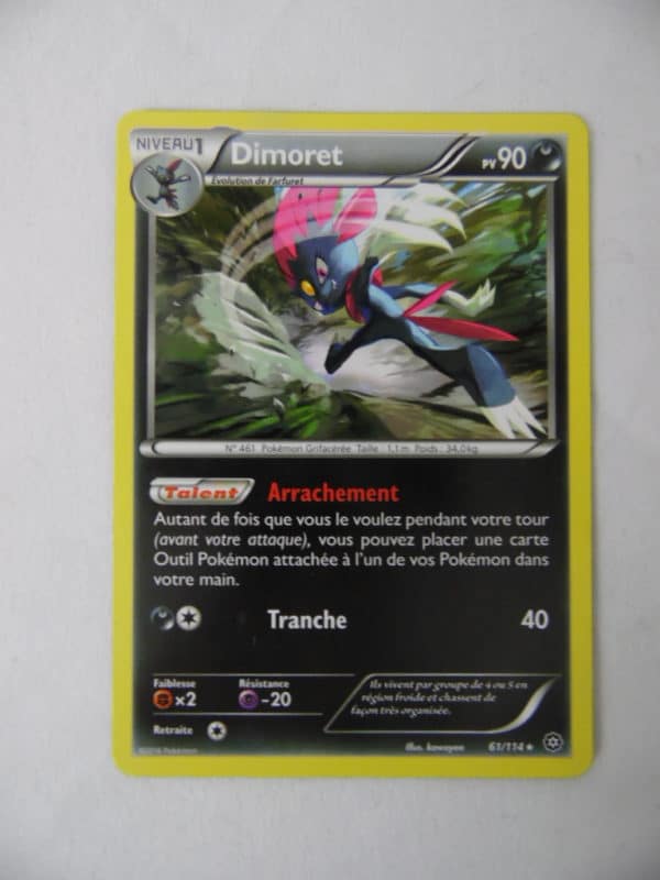 Carte Pokemon FR - Dimoret 90PV Xy - 61/114 - Offensive Vapeur