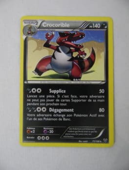 Carte Pokemon FR - Crocorible 140PV - 71/146 - Edition X et Y