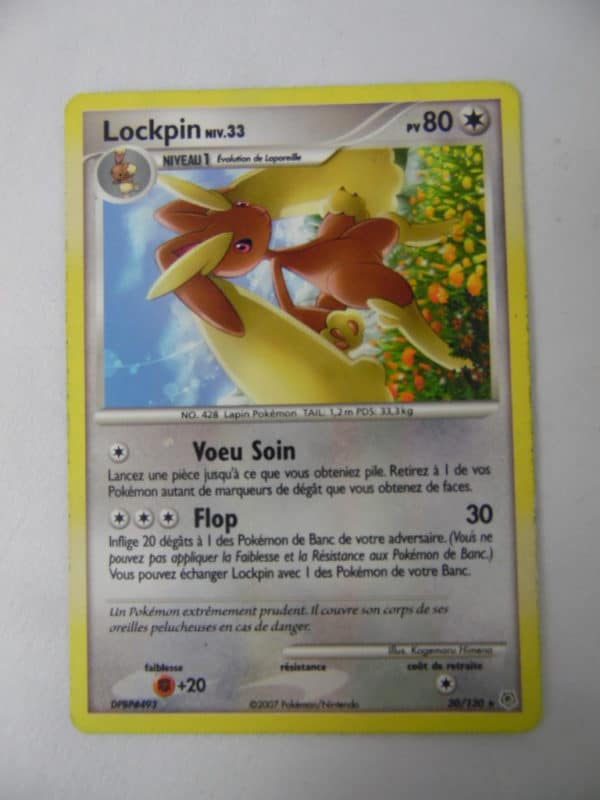 Carte Pokemon FR - Lockpin 80PV - 30/130 - Diamant & Perle