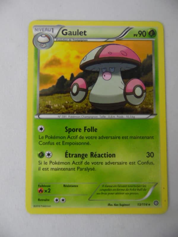 Carte Pokemon FR - Gaulet 90PV - 13/114 - XY Offensive Vapeur