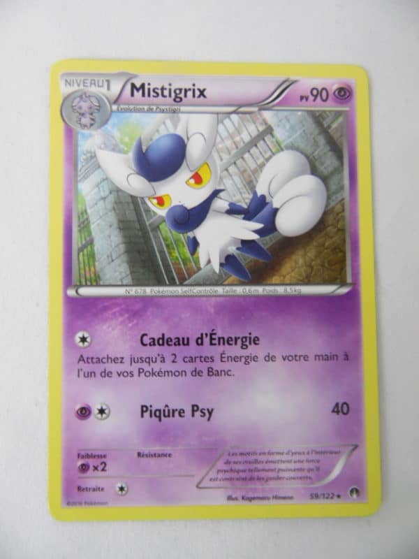 Carte Pokemon FR - Mistigrix 90PV - 59/122 - Rupture Turbo